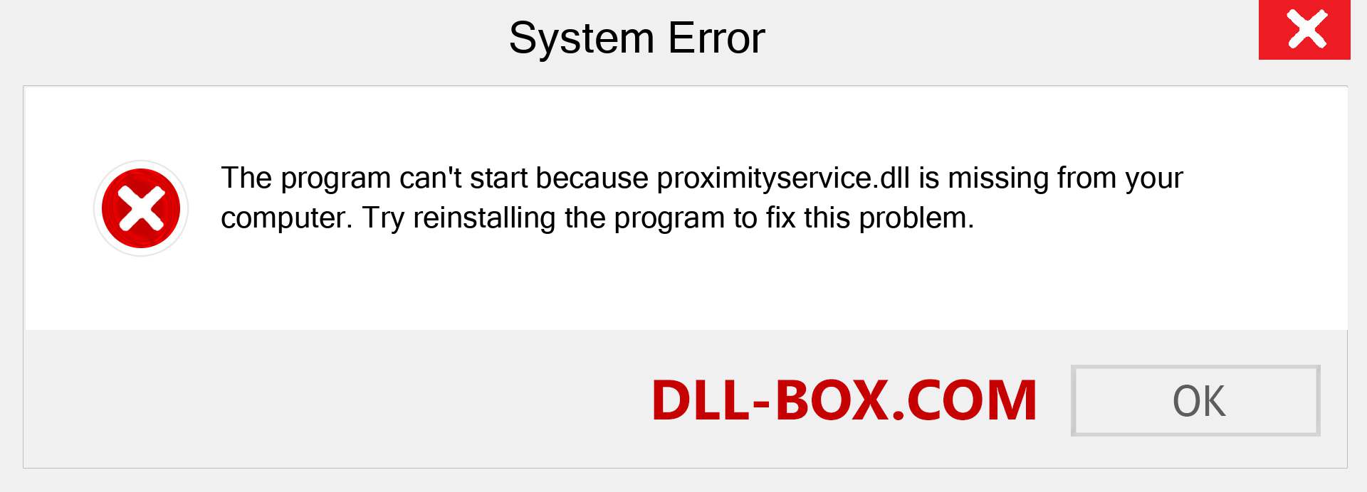  proximityservice.dll file is missing?. Download for Windows 7, 8, 10 - Fix  proximityservice dll Missing Error on Windows, photos, images